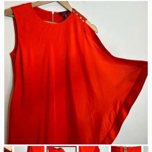 New Ted Baker London bolty Asymmetric Drape Tunic Dress Ted's Size 4